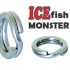 Plochý kroužek ICE FISH Monster 9mm / 70kg / 10ks